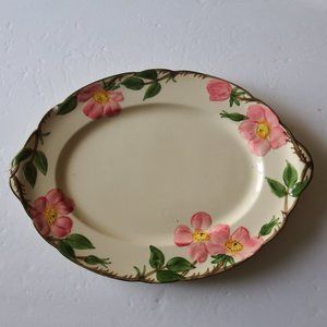 Vtg Franciscan Desert Rose Serving Platter 14" L x 10" W